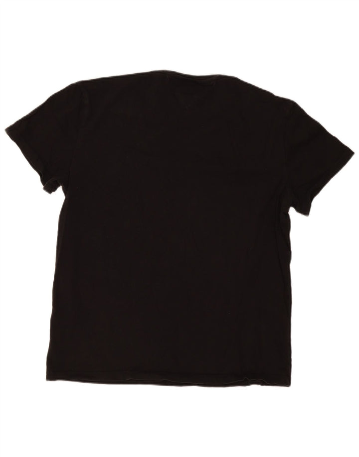 T-shirt da uomo Tommy Hilfiger grande nera