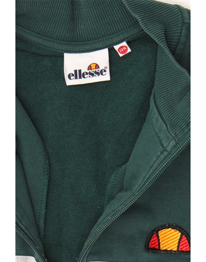 Giacca da tuta da ragazzo Ellesse 11-12 anni Colorblock verde