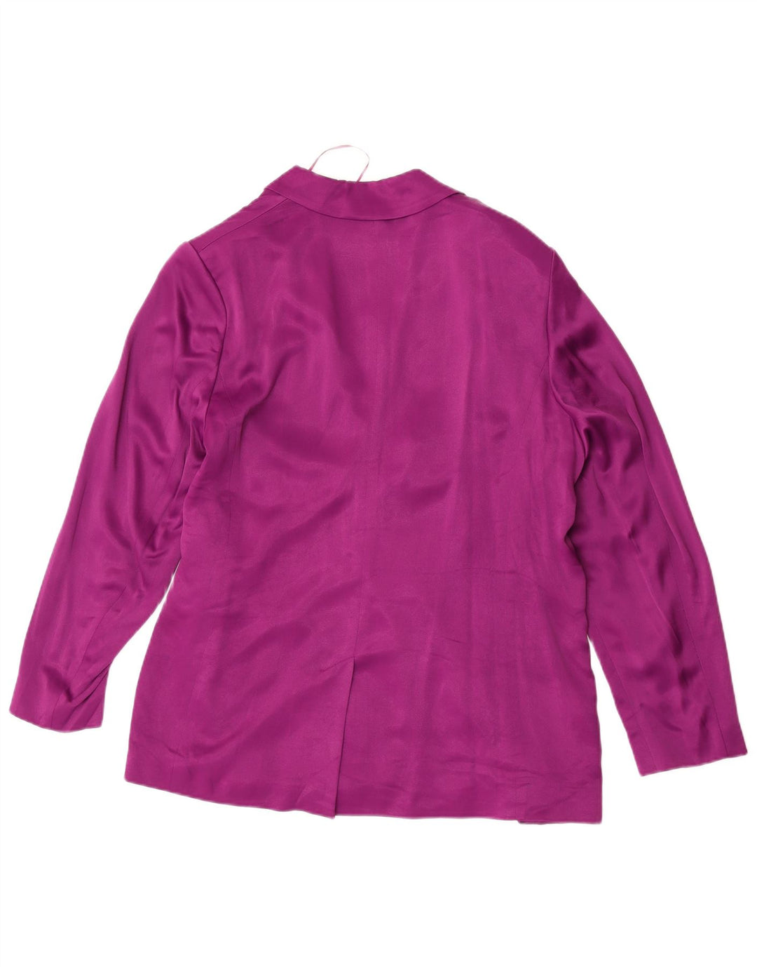 Giacca blazer a 1 bottone Marks & Spencer da donna UK 16 grande viscosa viola