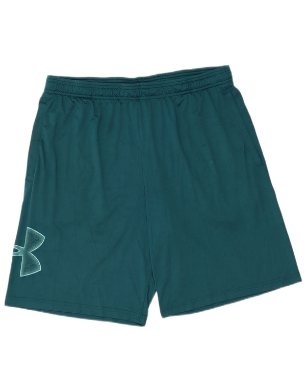 Pantaloncini sportivi grafici da uomo UNDER ARMOUR Heat Gear XL blu