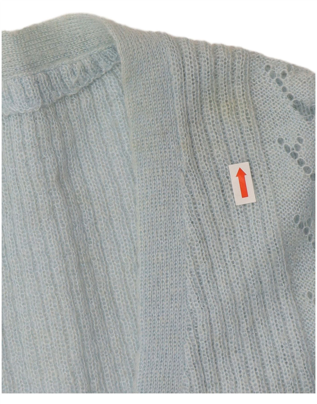Maglione cardigan da donna vintage UK 14 grande classico blu