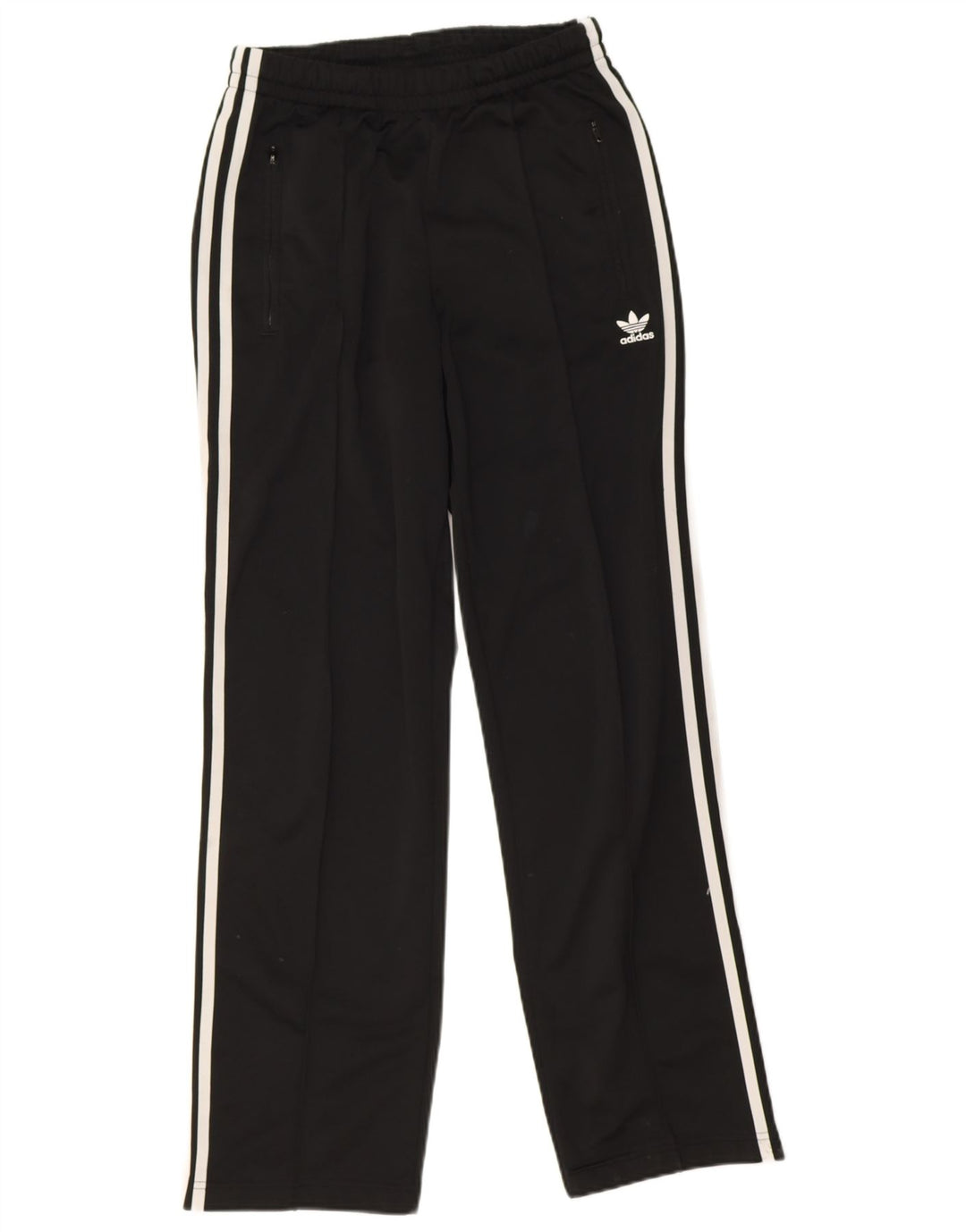 Pantaloni della tuta da donna Adidas UK 10 piccoli poliestere nero
