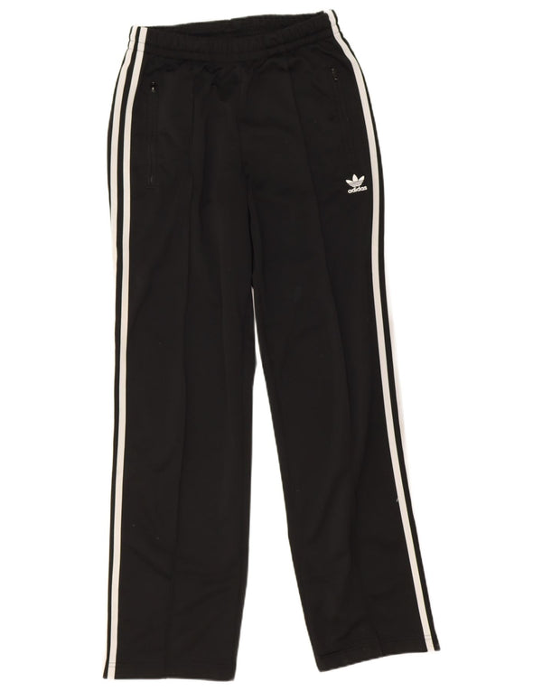 Pantaloni della tuta da donna Adidas UK 10 piccoli poliestere nero