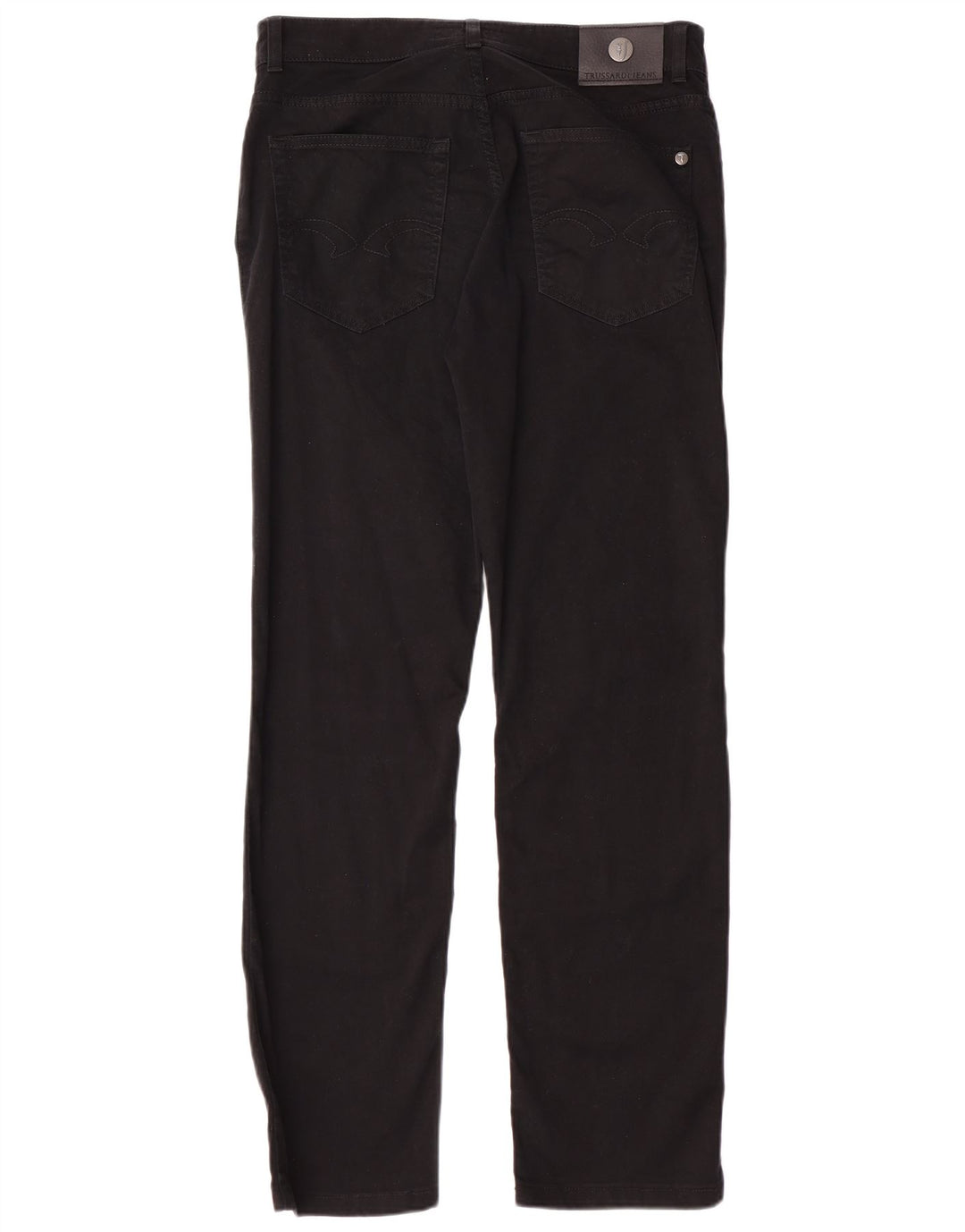 Pantaloni Casual Dritti Uomo TRUSSARDI W32 L30 Cotone Nero