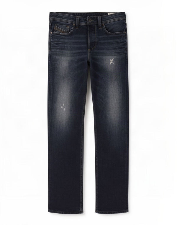 Jeans dritti regolari da uomo Diesel Larkee W31 L32 blu navy