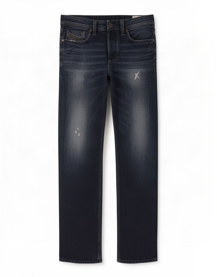 Jeans dritti regolari da uomo Diesel Larkee W31 L32 blu navy