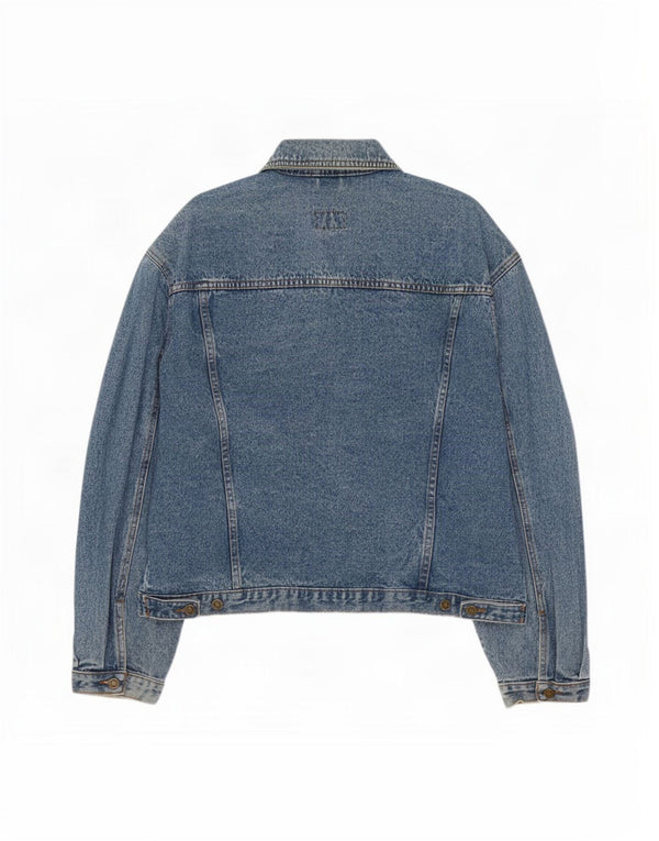 Giacca di jeans vintage da uomo UK 42 XL Blu