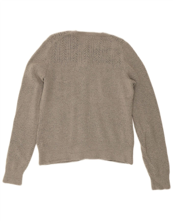 Maglione cardigan da donna J. CREW UK 12 Grigio medio