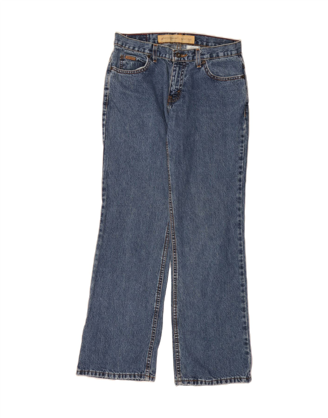 EDDIE BAUER Womens Petite Bootcut Jeans US 6 Medium W28 L29 Blue Cotton Vintage Eddie Bauer and Second-Hand Eddie Bauer from Messina Hembry 