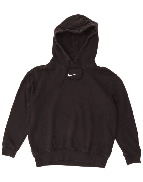 Felpa con cappuccio Nike da uomo vestibilità ampia XS cotone nero