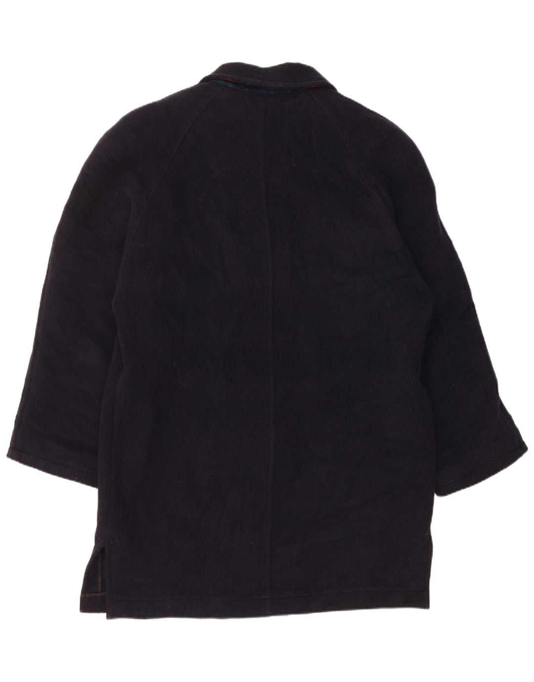 PIERRE CARDIN Cappotto da uomo UK 40 Large Blu Navy Cashmere