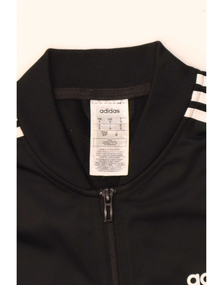 Giacca da ginnastica da uomo Adidas Small nera in poliestere