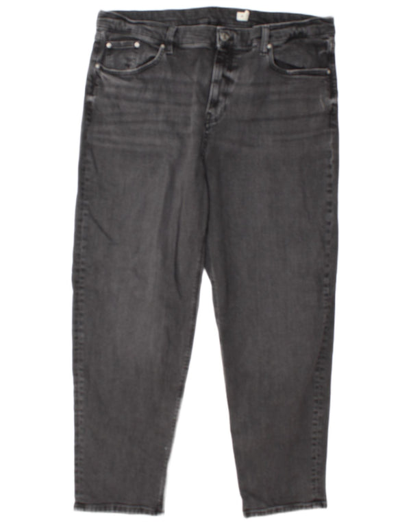 Jeans affusolati da donna Marks & Spencer UK 20 2XL W38 L29 Cotone grigio
