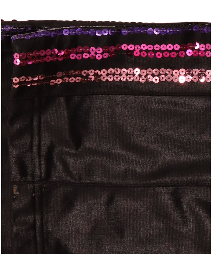 Pantaloni da tuta da donna ADIDAS UK 18 XL Poliestere nero