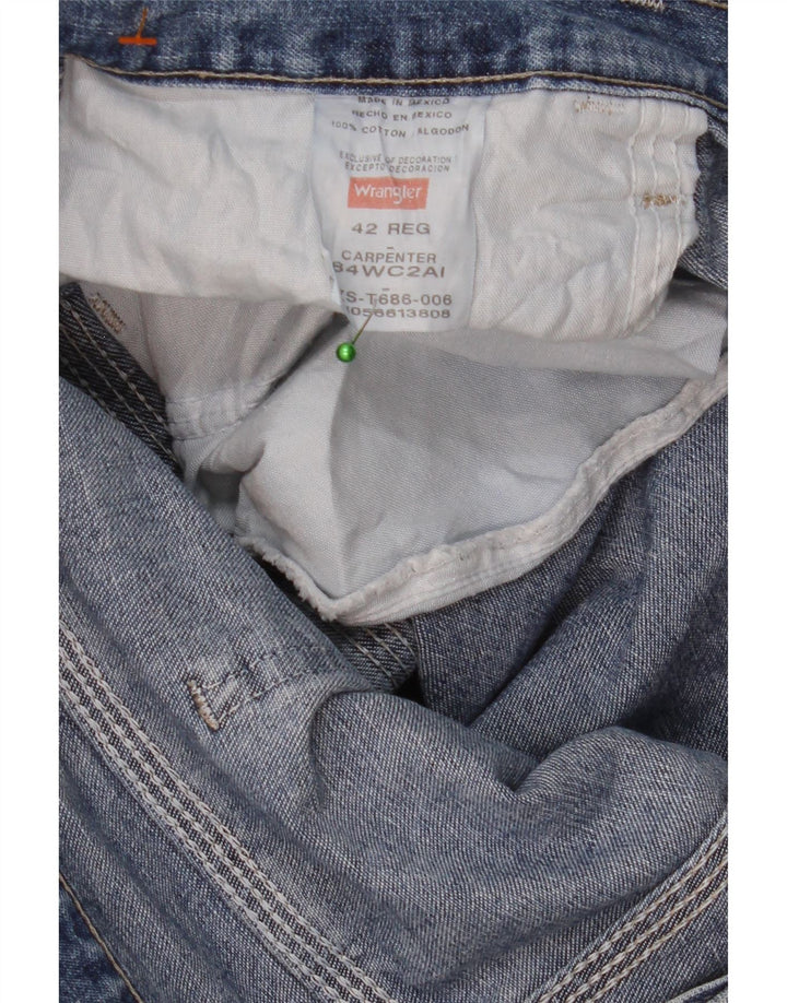 Pantaloncini di jeans cargo da uomo WRANGLER W42 2XL cotone blu
