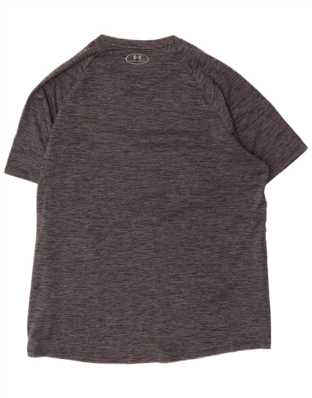 T-shirt grafica da uomo Under Armour Top grande in poliestere chiazzato grigio