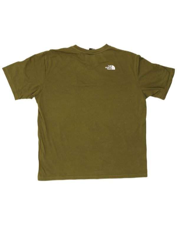 T-shirt da uomo The North Face Top grande in cotone verde