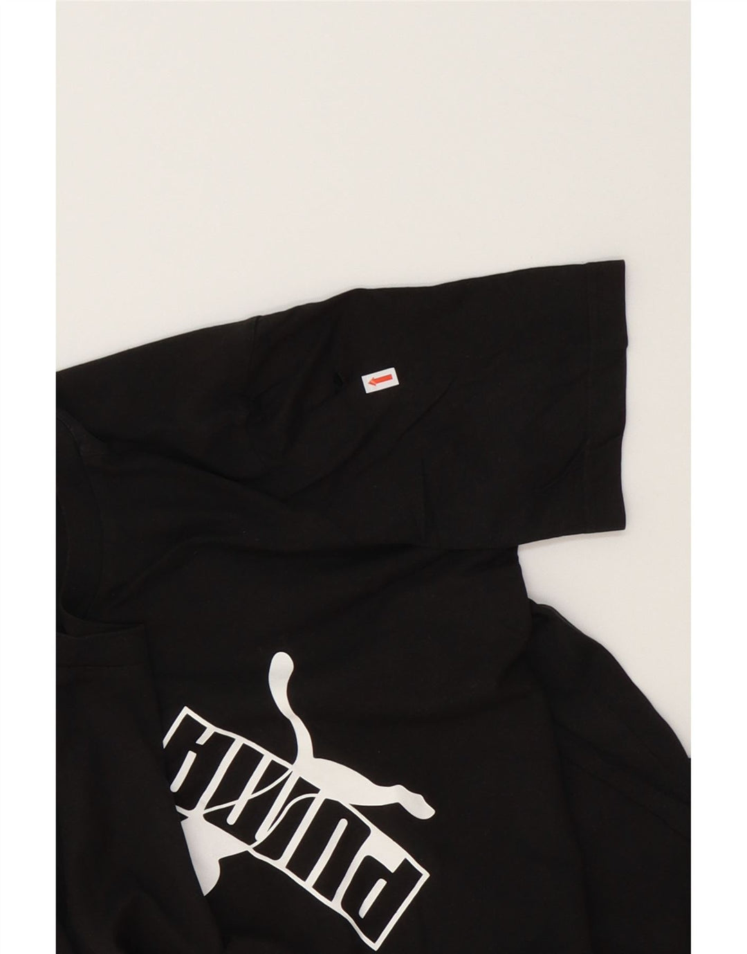 PUMA Mens Graphic T-Shirt Top Small Black Cotton Vintage Puma and Second-Hand Puma from Messina Hembry 