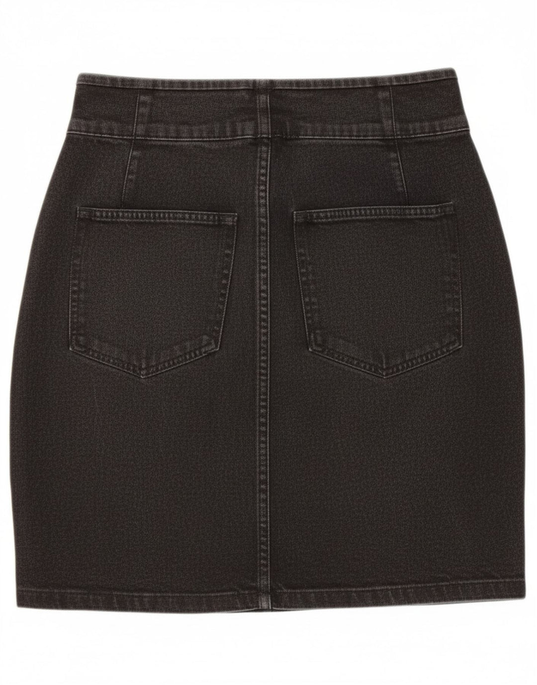 Gonna in denim Kappa da donna W26 piccola nera