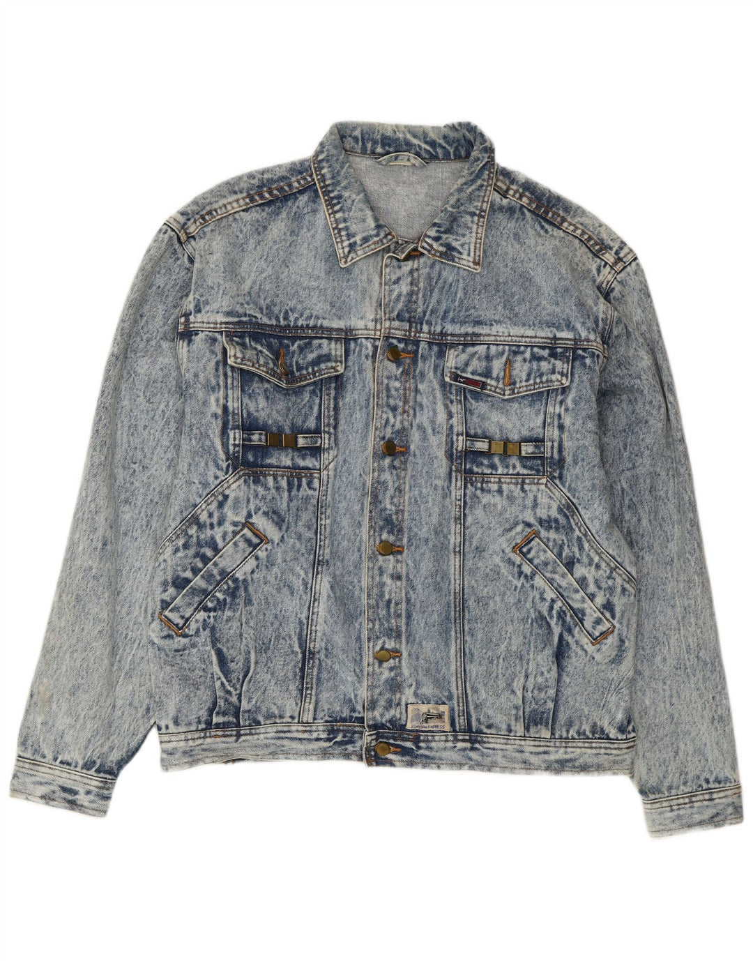 Giacca di jeans da uomo VINTAGE UK 42 XL Blu