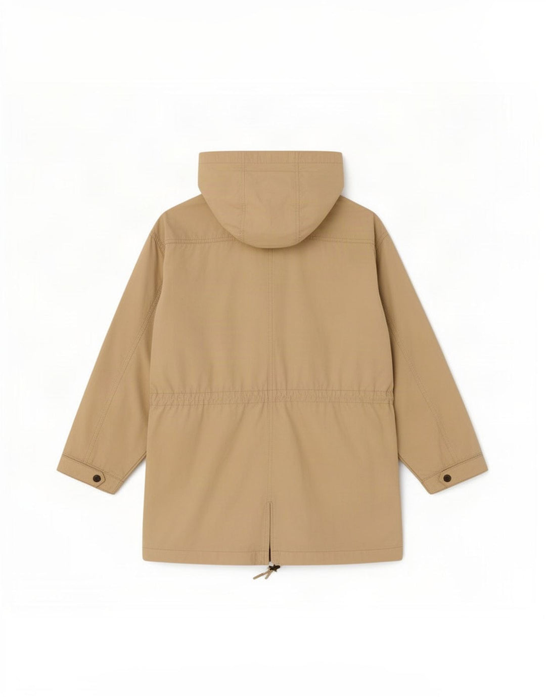 Giacca pratica con cappuccio Timberland per ragazzi 7-8 anni in cotone beige
