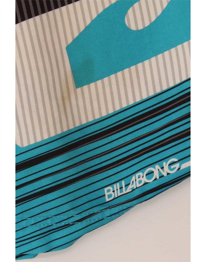 Costume da bagno da uomo Billabong con grafiche, taglia media, colore blu a blocchi, in poliestere