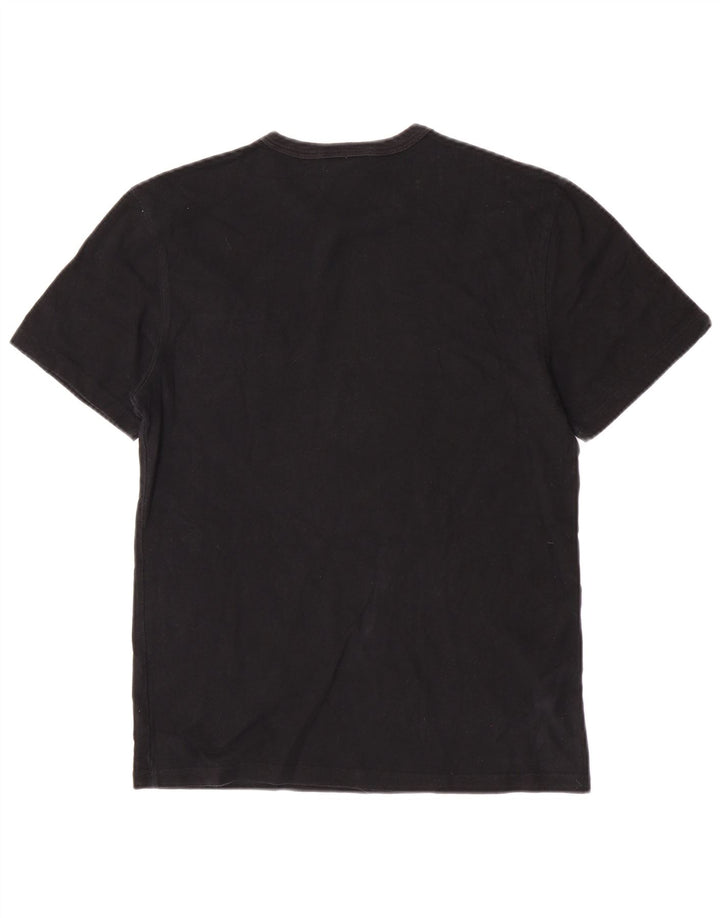 T-shirt Champion da uomo Heritage Top piccola in cotone nero