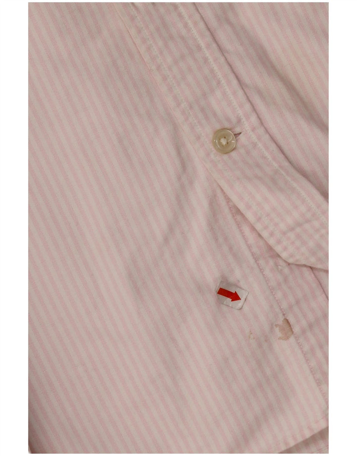 Camicia GANT da uomo vestibilità regolare XL in cotone gessato rosa