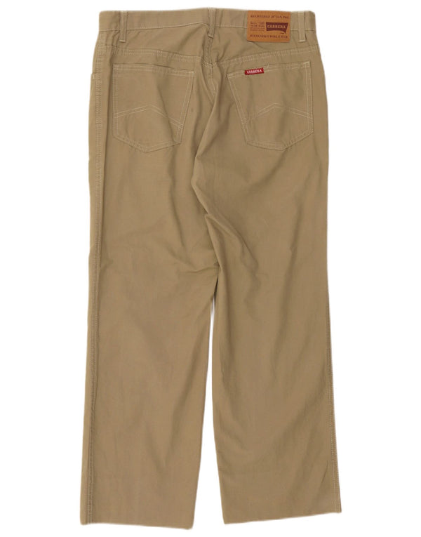 Pantaloni casual dritti da uomo Carrera IT 50 Large W34 L28 cotone kaki