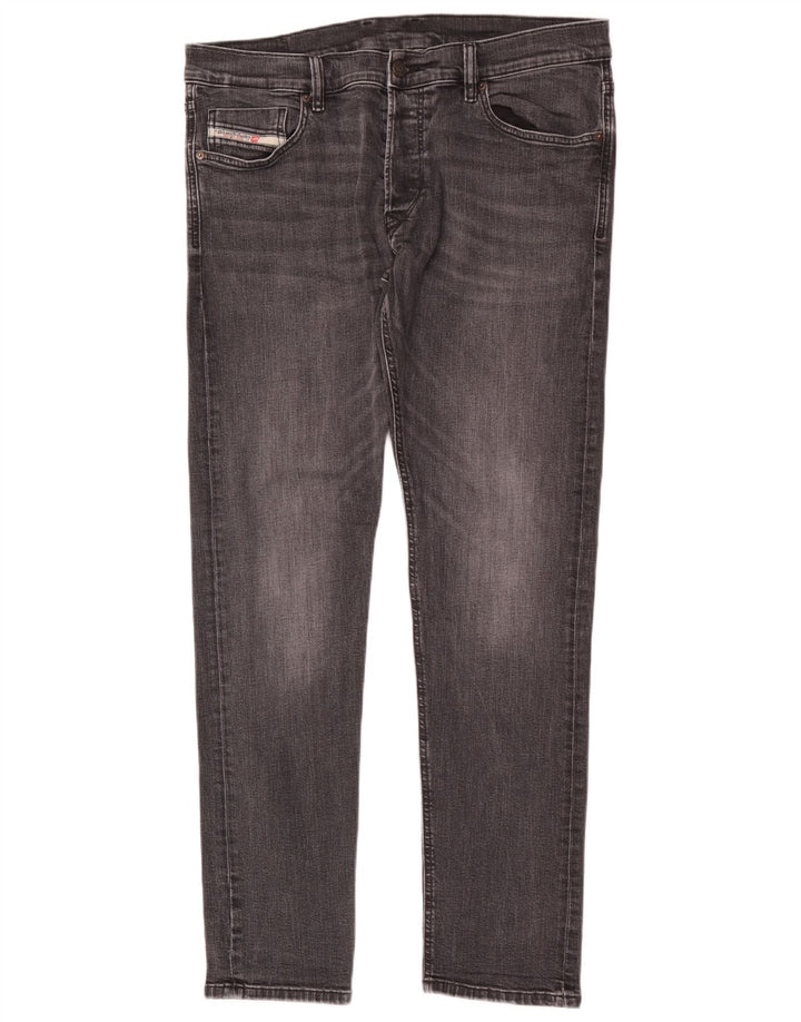 Jeans slim da uomo Diesel W34 L33 cotone grigio