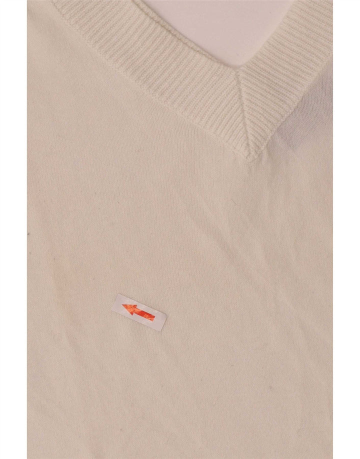 Camicetta da donna Zara Top UK 14 grande cotone bianco