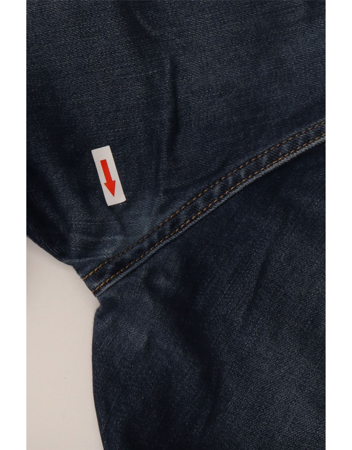LEVI'S Jeans 513 slim dritti da uomo W34 L34 cotone blu