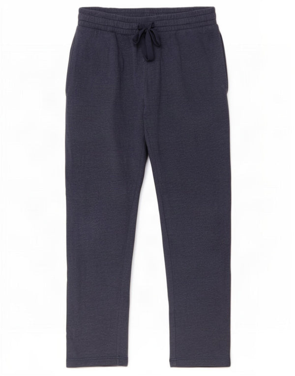 Pantaloni da tuta da uomo Marks & Spencer piccoli in cotone blu navy