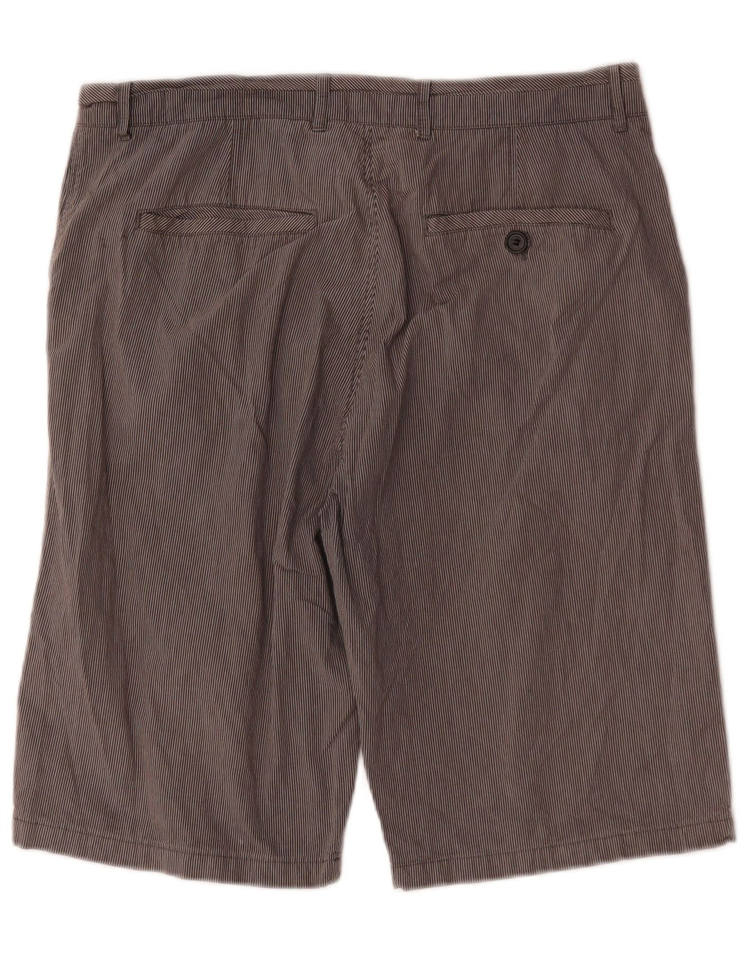 Pantaloncini chino da uomo Ted Baker W36 grande cotone gessato grigio
