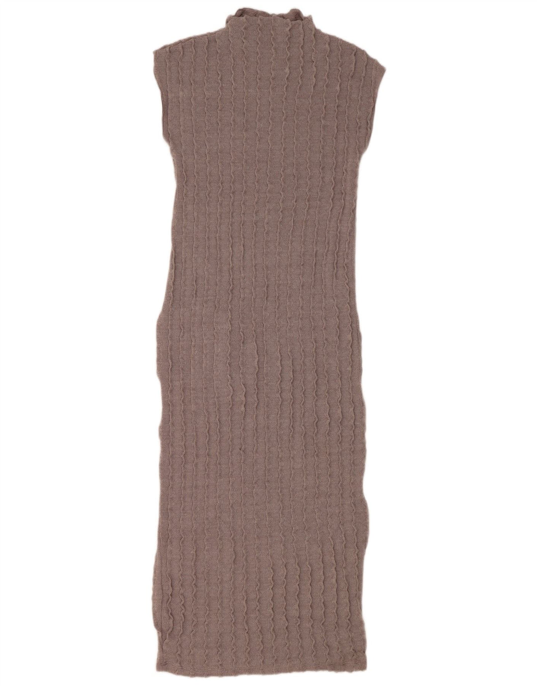 Abito maglione maxi senza maniche Zara da donna UK 12 Grigio medio