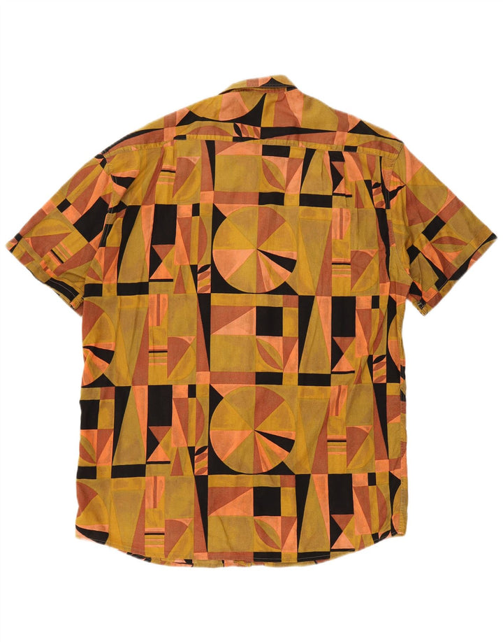 Camicia RODRIGO da uomo a maniche corte taglia 41/42 grande geometrica multicolore