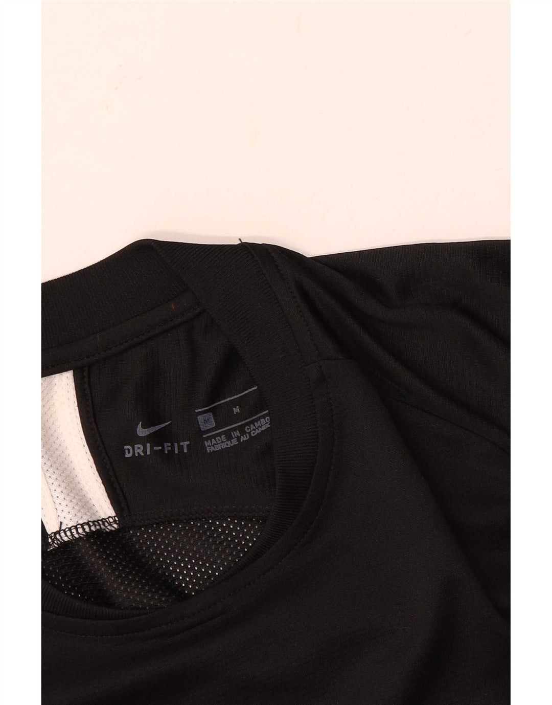 Top della tuta Nike Dri Fit da uomo, colore nero medio, color block
