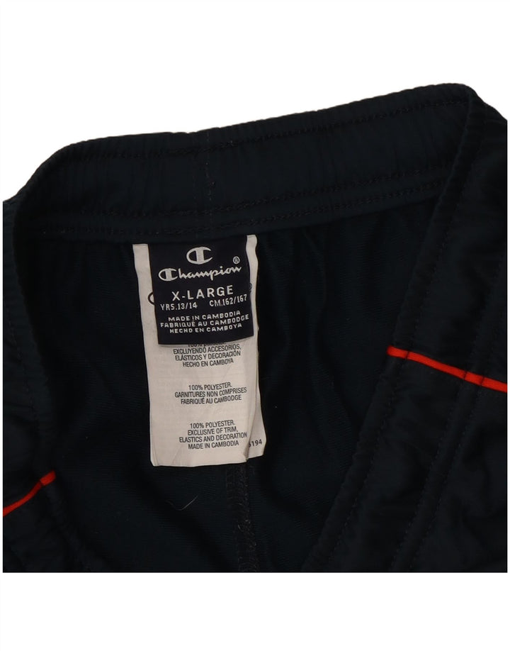 Pantaloni da tuta da ragazzo Champion Joggers 13-14 anni XL Poliestere blu navy