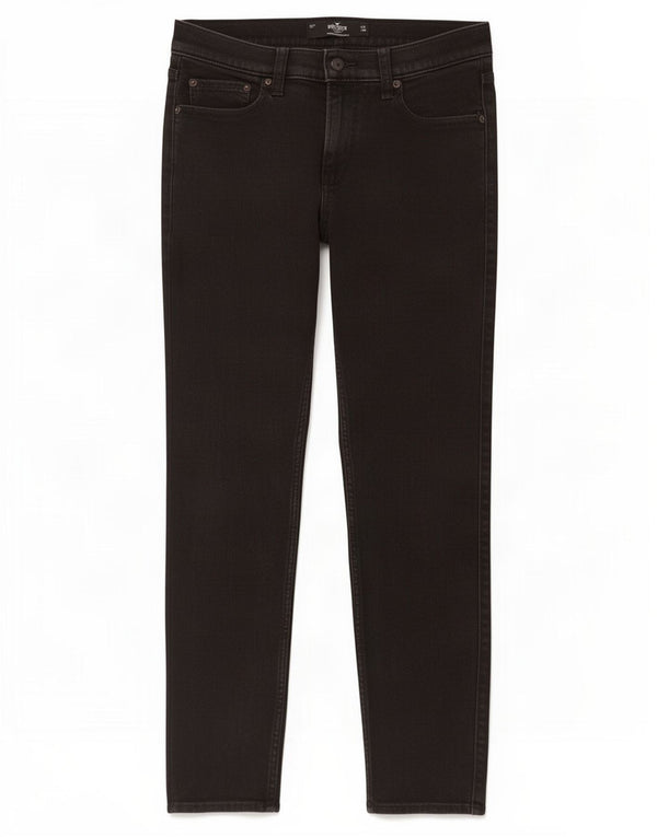 Jeans skinny Hollister da donna W31 L30 cotone nero