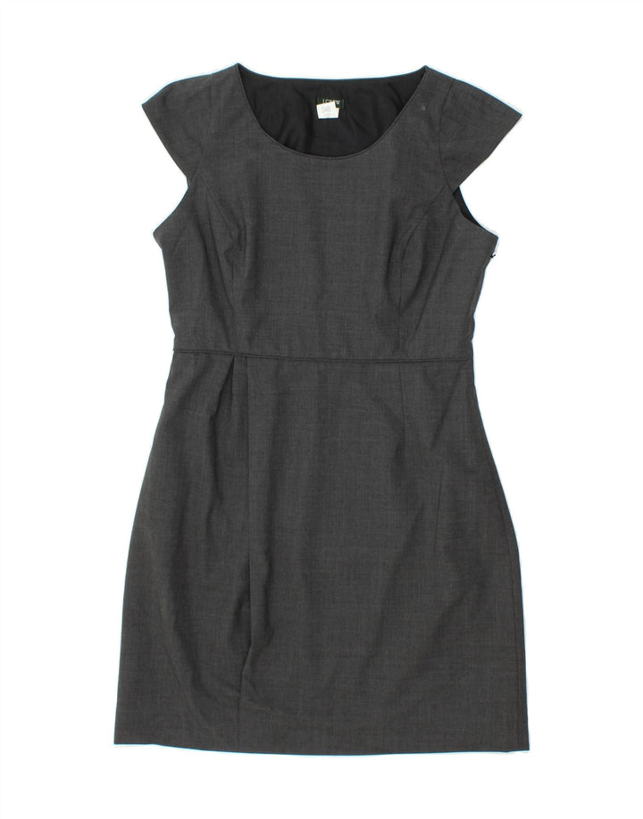 J. CREW Womens Sheath Dress US 10 Large Grey Wool Vintage J. Crew and Second-Hand J. Crew from Messina Hembry 