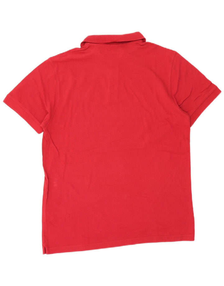 Polo slim fit da uomo Marlboro Classics 2XL in cotone rosso