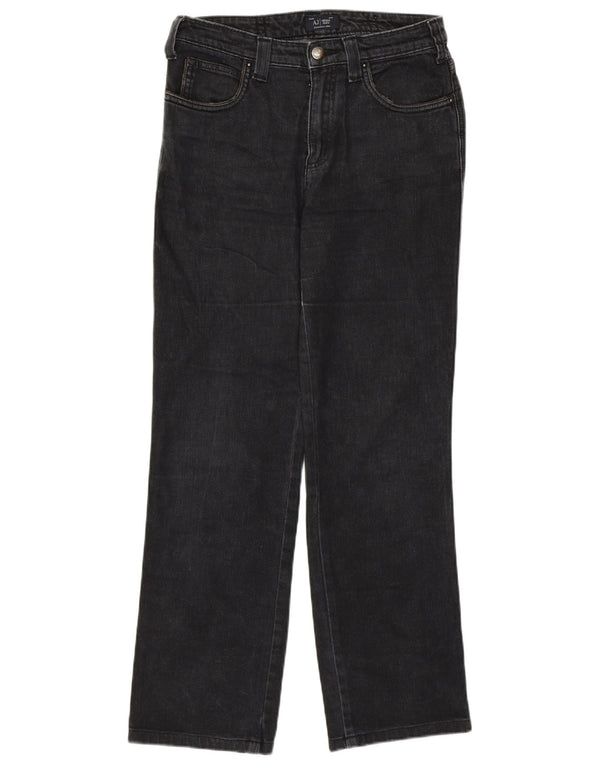 Jeans dritti da donna Armani W28 L28 Grigi