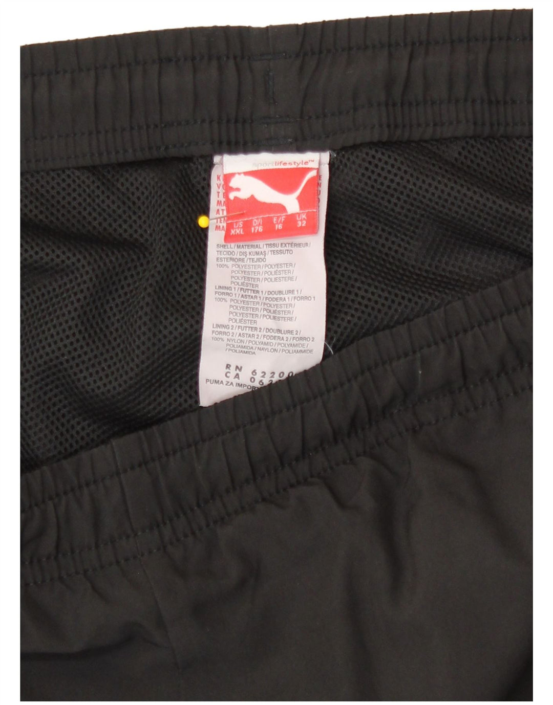 Pantaloni da tuta da ragazzo Puma Joggers 15-16 anni Poliestere nero