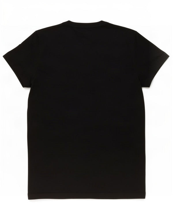T-shirt da uomo Tommy Hilfiger Top in cotone nero medio