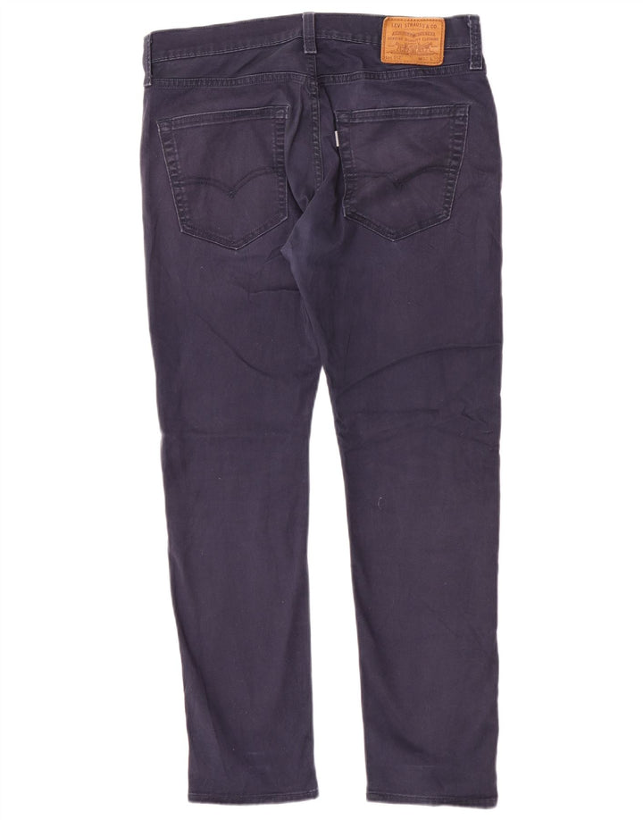 Jeans Levi's Uomo 512 Slim affusolati W32 L30 Blu Navy