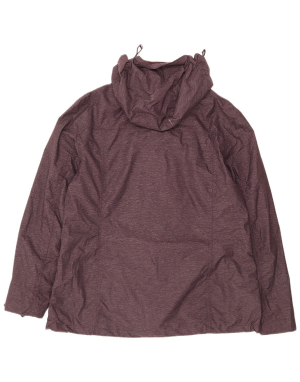 Giacca a vento con cappuccio da donna Mountain Warehouse UK 18 XL Nylon marrone