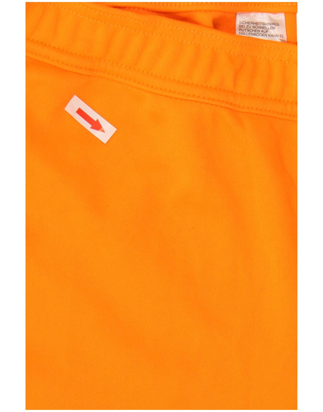 Pantaloni da tuta ADIDAS Climalite da uomo XL Poliestere color block arancione