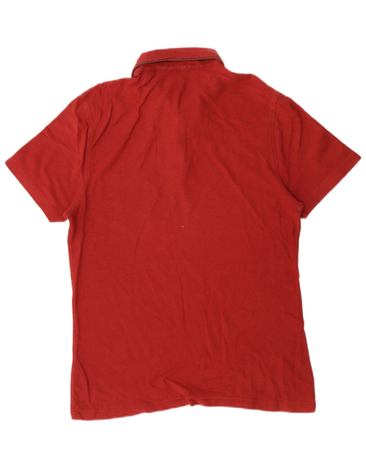 Polo da uomo Penguin Heritage slim fit in cotone rosso medio
