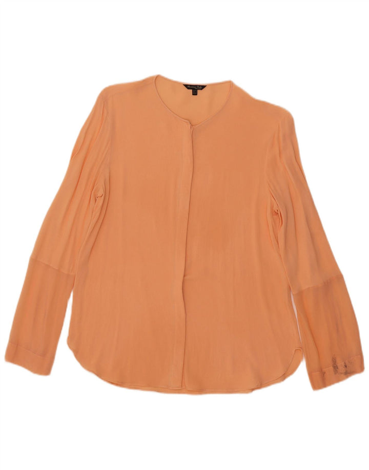 Camicetta trasparente da donna Massimo Dutti EU 40 Arancione medio