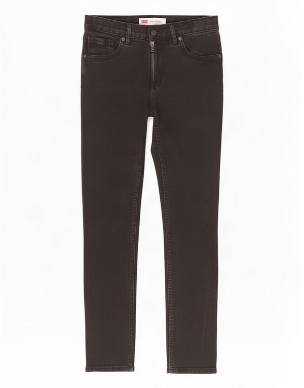Levi's Ragazzi 510 Jeans Skinny 15-16 Anni W28 L30 Cotone Nero